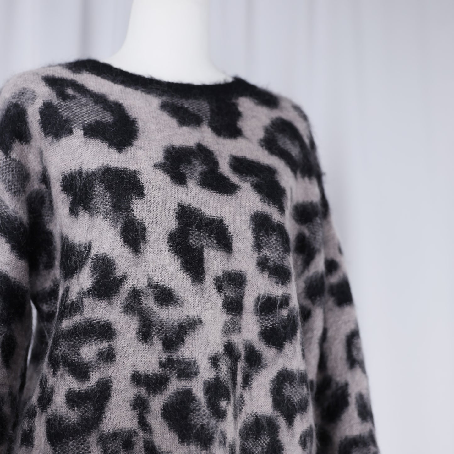 Luisa Cerano Pullover mit Leopardenmuster
