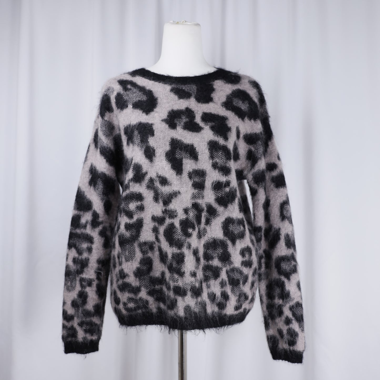 Luisa Cerano Pullover mit Leopardenmuster
