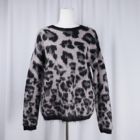 Luisa Cerano Pullover mit Leopardenmuster